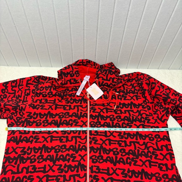 Savage X Fenty By RIHANNA HOODED ONESIE
Red Black Graphic Jumpsuit  Size 22-24 - Picture 11 of 13
